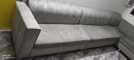 Jeddah, Furniture, SAR 250,  L Shaped 7 Seaters 3+2+-2 In Good Condition.