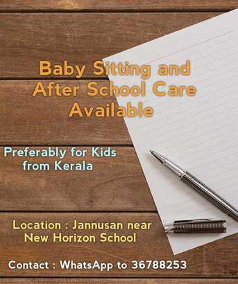 Jannusan, Daycare, Baby Sitting Available
