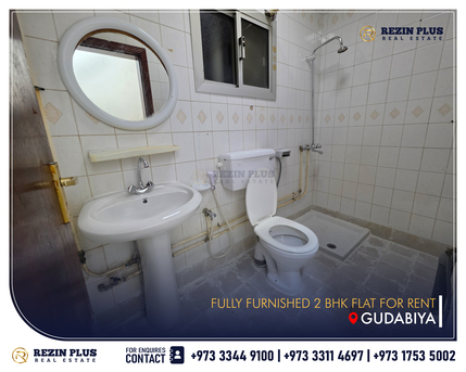 Gudaibiya, Apartments, Flats, Houses & Villas, BHD 240/month,  Furnished,  2 BR,  80 Sq. Meter,  Furnished 2BHK Flat For Rent &ndash; 240BD (Unlimited EWA) | Near Lulu, Gudabiya