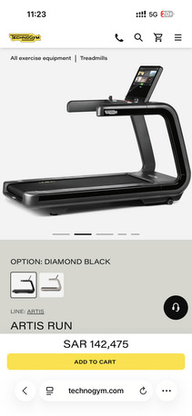 Riyadh, Sporting Goods, SAR 25000,  TECHNOGYM RUN ARTIS  TREADMILL