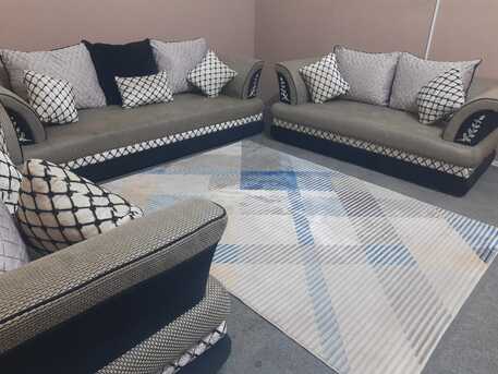 Riyadh, Furniture, SAR 1500,  Home Centre 7-Seater Sofa Set For Sale In Riyadh, Modern 3+2+2, Excellent Condition
