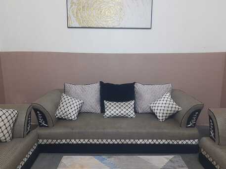 Riyadh, Furniture, SAR 1500,  Home Centre 7-Seater Sofa Set For Sale In Riyadh, Modern 3+2+2, Excellent Condition