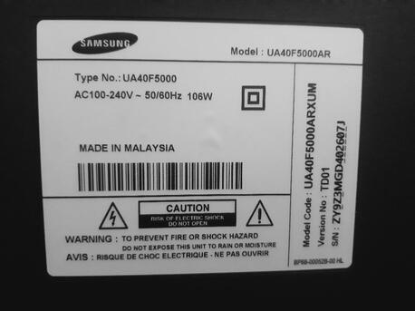 Al Sulaymaniyyah, Appliances, SAR 500,  For SALE "40 Inches TV LED SUMSUNG" SR500 Only