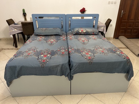 Jeddah, Household Items, SAR 350,  Two Single BED 90 X190 Cm Each With New Mattress