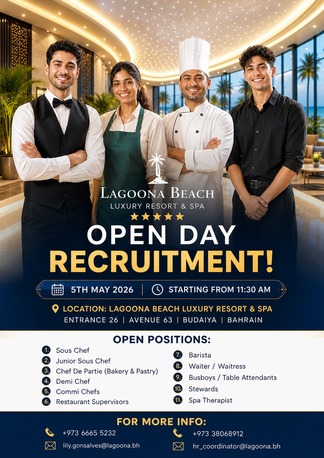 Budaiya, Jobs, Open Rectruitment