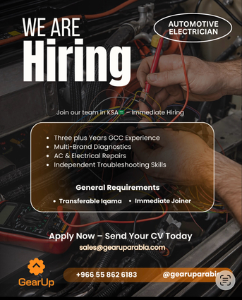 Dammam, Jobs, Automotive Technicians