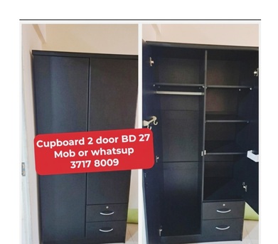 Manama, Furniture, BHD 27,  🌍🌐Cupboard 2 Door In Good Condition For Sale With Delivery