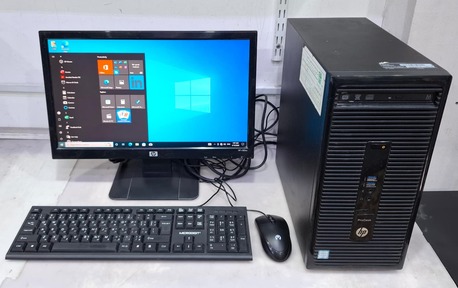 Manama, Computers, BHD 63,  HP ProDesk Core I5 6th Generation Computer Set 19" Monitor 8GB RAM + 500GB HDD Ready OS 10