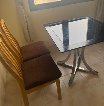 Manama, Furniture, BHD 20,  Dinning Table With 2 Wooden Chairs