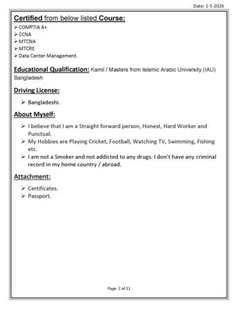 Dammam, Job Seekers, IT Engineer / Server Engineer.