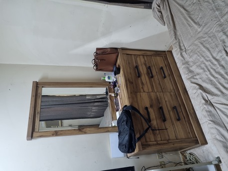 Jubail, Furniture, SAR 1500,  Queen Size Bed With Side Table And Dressing Table