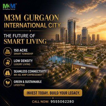 Gurugram, Apartments, Flats, Houses & Villas, 1900 Sq. Feet,  Price And Payment Plan Of M3M Gurgaon International City: Your Guide To Easy Buying.