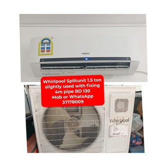 Manama, Air Conditioners, BHD 130,  🌍🌐Whirlpool Splitunit 1.5 Ton In Good Condition For Sale With Delivery And Fixing