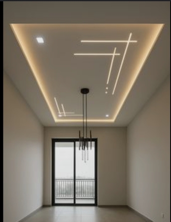 Riyadh, Interior Design, (1)gypsum (2) Gypsum Board. (3) Molding Design (4) Painting