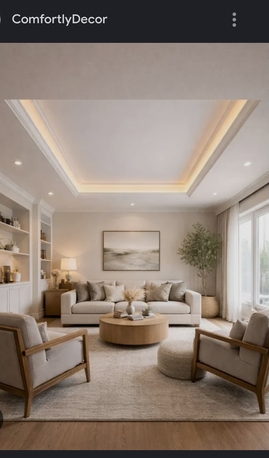 Riyadh, Interior Design, (1)gypsum (2) Gypsum Board. (3) Molding Design (4) Painting