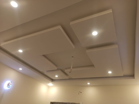 Riyadh, Interior Design, (1)gypsum (2) Gypsum Board. (3) Molding Design (4) Painting