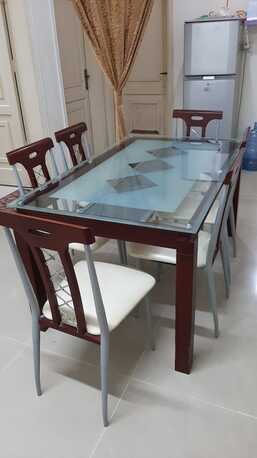 Al Aziziyah, Household Items, SAR 390,  Well‑Maintained Dining Table In Good Condition