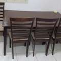 SAR 250,  Wooden Dining Table With Four Chairs For Sale.