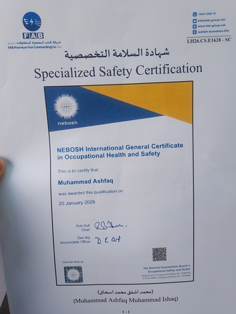 Taif, Job Seekers, Safety Office/HSE Officer