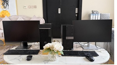 Manama, Computers, BHD 750,  2 HP PC, MONITOR, 1 Printer For SALE