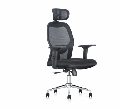 Jeddah, Furniture, SAR 318,  كرسي مكتب شبك مريح مع مسند رأس