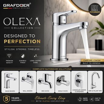 New Delhi, Household, Premium Olexa Faucets By Grafdoer &ndash; Stylish & Durable Bathroom Taps Online