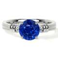 USD 2309,  Classic 0.83cttw Sapphire Vintage Engagement Ring At GemsNY