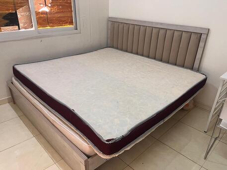 Hara, Furniture, SAR 350,  SAR 350, 1 Double Bed And 1 Iron Bed Good Condition With Mattress