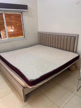 Hara, Furniture, SAR 350,  SAR 350, 1 Double Bed And 1 Iron Bed Good Condition With Mattress