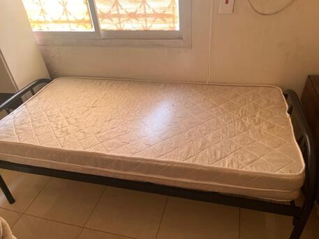 Hara, Furniture, SAR 350,  SAR 350, 1 Double Bed And 1 Iron Bed Good Condition With Mattress