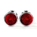 USD 3376,  Buy AAAA Quality 0.76 Cttw Ruby Stud Earrings For Women At GemsNY