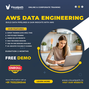 Hyderabad, Lessons Offered, AWS Data Engineering Online Training | Visualpath