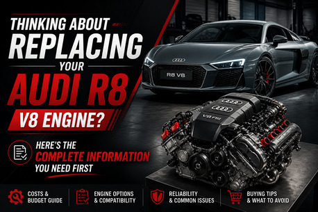 New York, Auto Parts, USD 500,  Audi R8 V8 Engine For Sale: Is This High-Revving Supercar Motor Still Worth It Today?