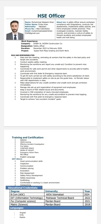 Khobar, Job Seekers, Safety Officer
