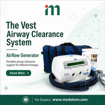 New Delhi, Heavy Equipment, Vest Airway Clearance System By Hillrom In India | Medekom