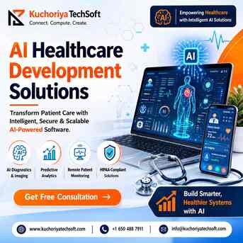 Damascus, Software Development, AI Healthcare Development For Smarter Clinical Workflows | Kuchoriya TechSoft