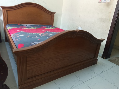 East Riffa, Furniture, BHD 25,  BD 25 Double Bed With Medical Metress And Side Table Available For Sale