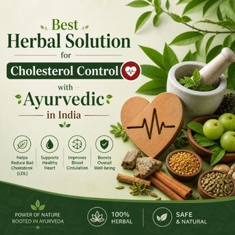 Haryana, Health & Beauty Items, INR 660,  Herbal Cholesterol Control Solution With Arjun And Ashwagandha Benefits