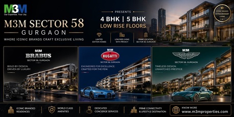 Gurgaon, Real Estate For Sale, INR 250000000,  M3M Sector 58 Gurgaon - Rise Up To A Better Lifestyle