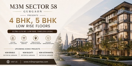 Gurgaon, Real Estate For Sale, INR 250000000,  M3M Sector 58 Gurgaon - Rise Up To A Better Lifestyle
