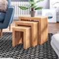 GBP 119,  Wooden Nest Of Tables &ndash; Space Saving Stylish Side Tables