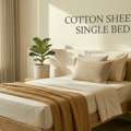 INR 1499,  Cotton Sheets Single Bed With Pillow Cover  100% Pure Cotton, Soft & Breathable