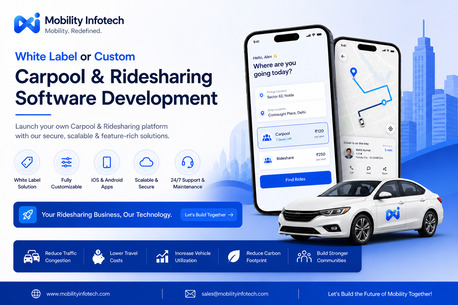 New York, Software, USD 30000,  Custom Carpool & Ridesharing Software Development | Mobility Infotech