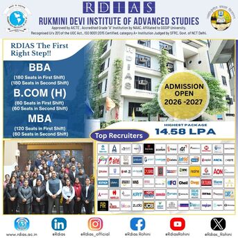 Rohini, Education, Top BBA Colleges In Delhi NCR &ndash; Build Your Business Career With RDIAS