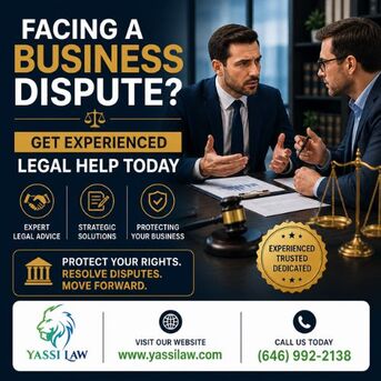 New York, Legal, Facing A Business Dispute? Get Experienced Legal Help Today