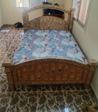 Juffair, Furniture, BHD 13,  Couple Bed With Mattress - Urgent Sale‼️‼️