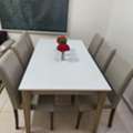 SAR 950,  1 Dining Table With 6 Leather Chairs
