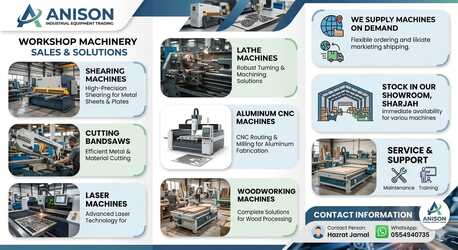 Kabul, Industrial Machinery, Sar 4,  Metal , Wood , Aluminum, Auto Workshop Machinery For Sales