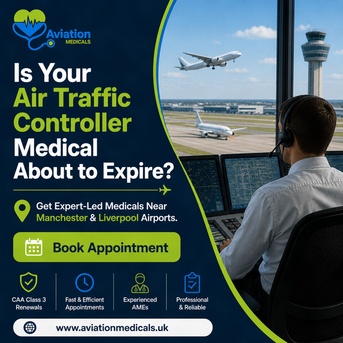 Manchester, Medical, Don&rsquo;t Let Your Air Traffic Controller Medical Expire &ndash; Aviation Medicals