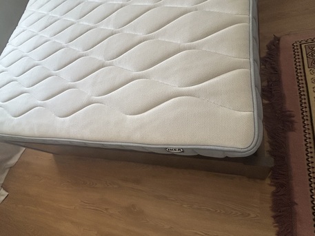 Riyadh, Furniture, SAR 1450,  IKEA Bed Frame + Pocket Spring Mattress